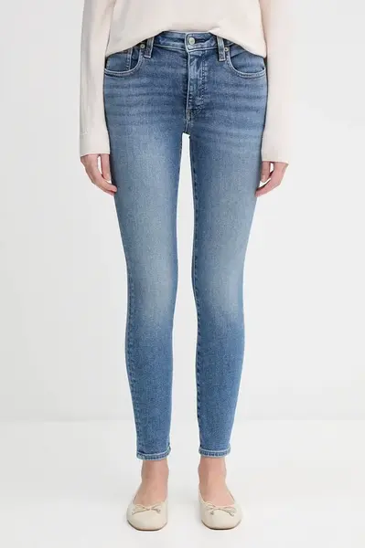 Džíny Calvin Klein Jeans dámské, modrá barva, LV047D902G
