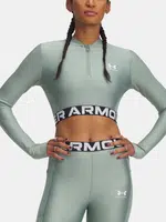 Dámské tričko Under Armour HeatGear Rib 1/4 Zip LS - Dámské