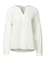 STREET ONE Blúzka  šedobiela