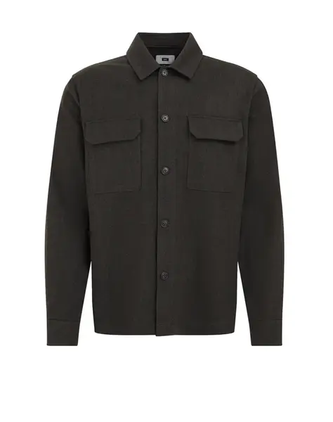 WE Fashion Prechodná bunda  tmavohnedá