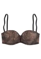 NUANCE Podprsenka  telová / čierna