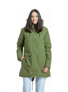 Meatfly dámská parka Amber Olive Branch | Zelená | Velikost S