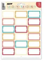 Samolepky na kořenky čisté barevné