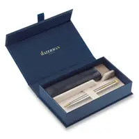 Waterman Hémisphère Essential Stainless Steel GT - sada kuličkové pero a pouzdro