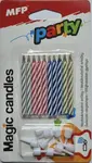 Dortové svíčky MFP Magic 10ks 6cm