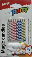 Dortové svíčky MFP Magic 10ks 6cm