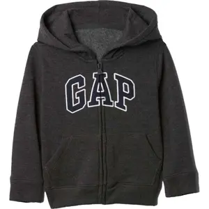 GAP V-LOGO FZ Dětská mikina, tmavě šedá, velikost 5Y