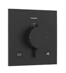 Hansgrohe Ecostat Comfort E - Termostatická baterie pod omítku, pro 2 spotřebiče, matná černá 33716670