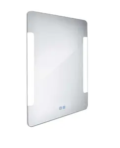 Nimco Zrcadla - Zrcadlo s LED osvětlením, 60x80 cm, dotykový senzor, hliník ZP 18002VX