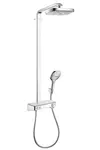 Hansgrohe Raindance Select E - Sprchový set Showerpipe 300 s termostatem, 2 proudy, EcoSmart 9 l/min, chrom 27283000