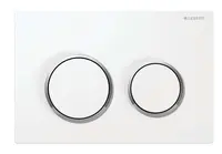 Geberit Kappa21 - Ovládání splachování, bílá/lesklý chrom 115.240.KJ.1