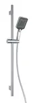 kielle Vega - Set sprchové hlavice, tyče a hadice, chrom/černá 20418SE1