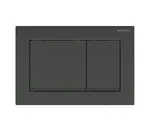 Geberit Omega20 - Ovládání splachování, lesklá černá 115.080.DW.1