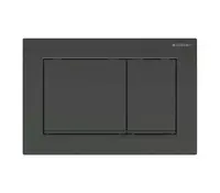 Geberit Omega20 - Ovládání splachování, lesklá černá 115.080.DW.1