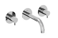 Ravak Espirit - Vanová baterie pod omítku, 3-otvorová instalace, s tělesem, chrom X070197