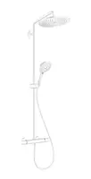 Hansgrohe Croma Select S - Sprchový set Showerpipe 280 s termostatem, EcoSmart, matná bílá 26891700