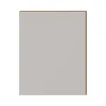 Jika Lyra - Zrcadlo na desce 70x75 cm, bílá H4532110383041