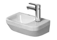 Duravit DuraStyle - Umývátko 36x22 cm, bez přepadu, s otvorem pro baterii vpravo, bílá 0713360000