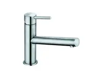 Kludi Steel - Dřezová baterie, kartáčovaná ocel 44850F860