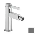 Hansgrohe Finoris - Bidetová baterie s výpustí Push-Open, kartáčovaný černý chrom 76200340