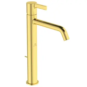 Ideal Standard Joy - Umyvadlová baterie s výpustí, Brushed Gold BC781A2