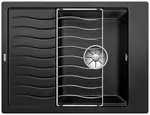 Blanco Elon 45 - Silgranitový dřez, 65x50 cm, černá 525880