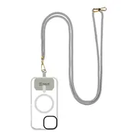 Popruh OBAL:ME NeckTag Allure na telefon, light grey