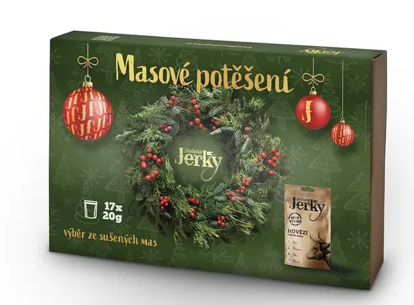 Vánoční dárkové balení sušeného masa 17 ks