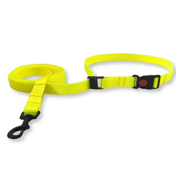 PafDog® Posuvné nastavitelné vodítko - zapínání s pojistkou, žluto-zelené PAF-690