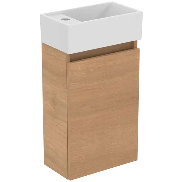 Ideal Standard Eurovit+ - Skrinka s umývadielkom, 55x35x20 cm, 1 dvierka, prírodný dub R0570Y8