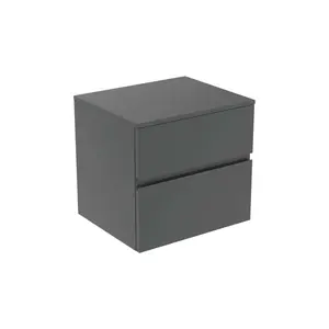 Ideal Standard Finesse - Umývadlová skrinka, 60x51x56 cm, 2 zásuvky, matný antracit E3433Y2