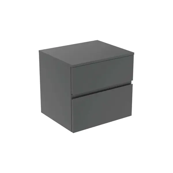 Ideal Standard Finesse - Umývadlová skrinka, 60x51x56 cm, 2 zásuvky, matný antracit E3433Y2