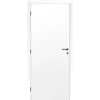 Interiérové Plné hladké dveře - Ideal - Sněhobilá Greko + Klika