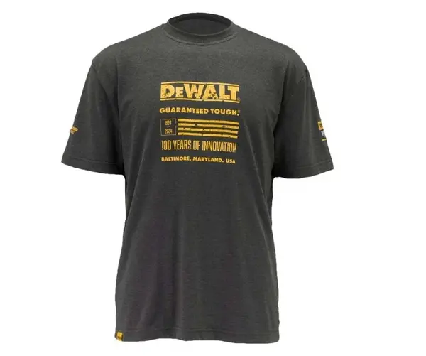 DeWALT - Pánske tričko, limitovaná edícia, veľkosť XXL, sivá DEW50006/XXL