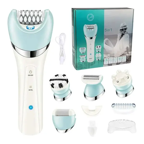 Dámsky holiaci a masážny strojček 5 v 1 V-733