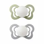 BIBS Couture anatomické cumlíky zo silikónu 2ks - veľkosť 2 - Sage Nočný / Cloud Nočný
