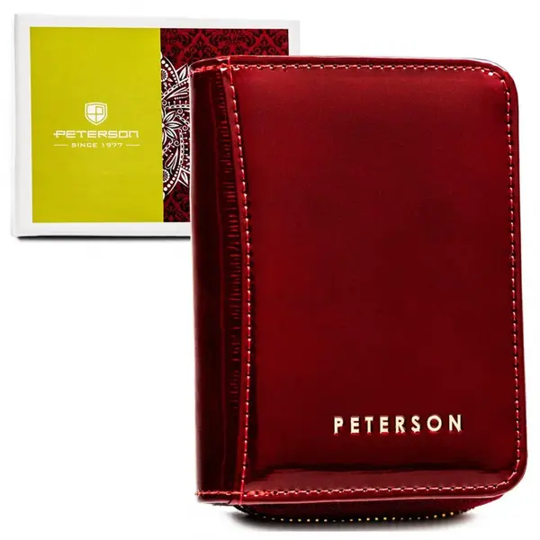 Dámská kožená peněženka červená - Peterson Inaya