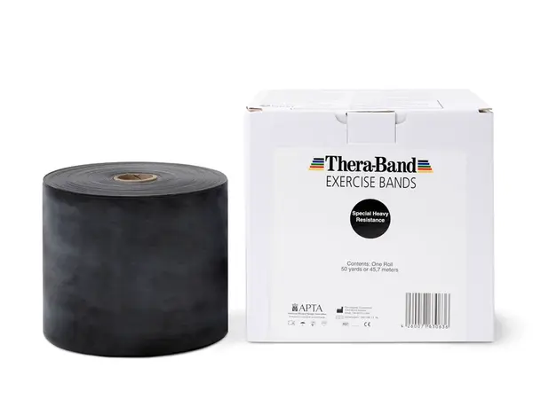 Thera-Band posilovací guma 45,5 m, černá, speciálně silná