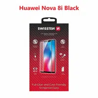Tvrzené sklo Swissten Full Glue, Color Frame, Case Friendly pro Samsung Galaxy A53 5G, černá