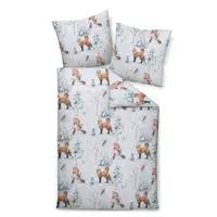 Janine POVLEČENÍ, makosatén, vícebarevná, 140/200 cm