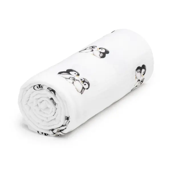 T-tomi BIO Mušelínová osuška 1 ks penguin