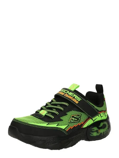 SKECHERS Tenisky  limetová / tmavozelená