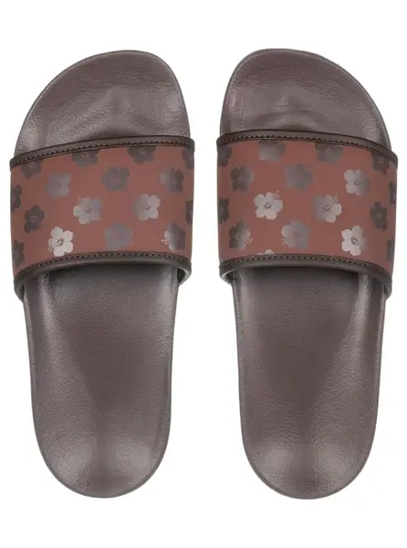 Roxy dámské pantofle Slippy IV Brown Combo | Hnědá | Velikost 7 US