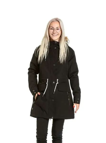 Meatfly dámská parka Aubrey Black | Černá | Velikost S