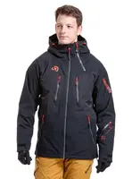 Meatfly pánská SNB & SKI bunda Cronos Black | Černá | Velikost M