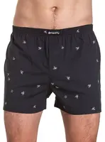 Meatfly pánské trenýrky Agostino Double Pack I - Flies | Černá | Velikost M