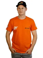 Meatfly tričko Riders Big Shock! / Michek Orange | Oranžová | Velikost M