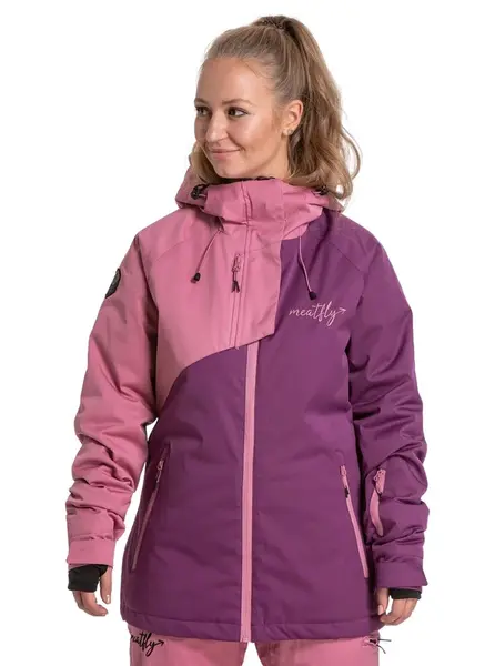 Meatfly dámská SNB & SKI bunda Deborah Premium Plum | Fialová | Velikost S