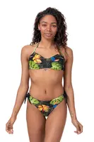 Nebbia Earth Powered bikini top 556 , M, zelená