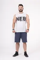 Nebbia Back To The Hardcore tank top 144, bílá, XL